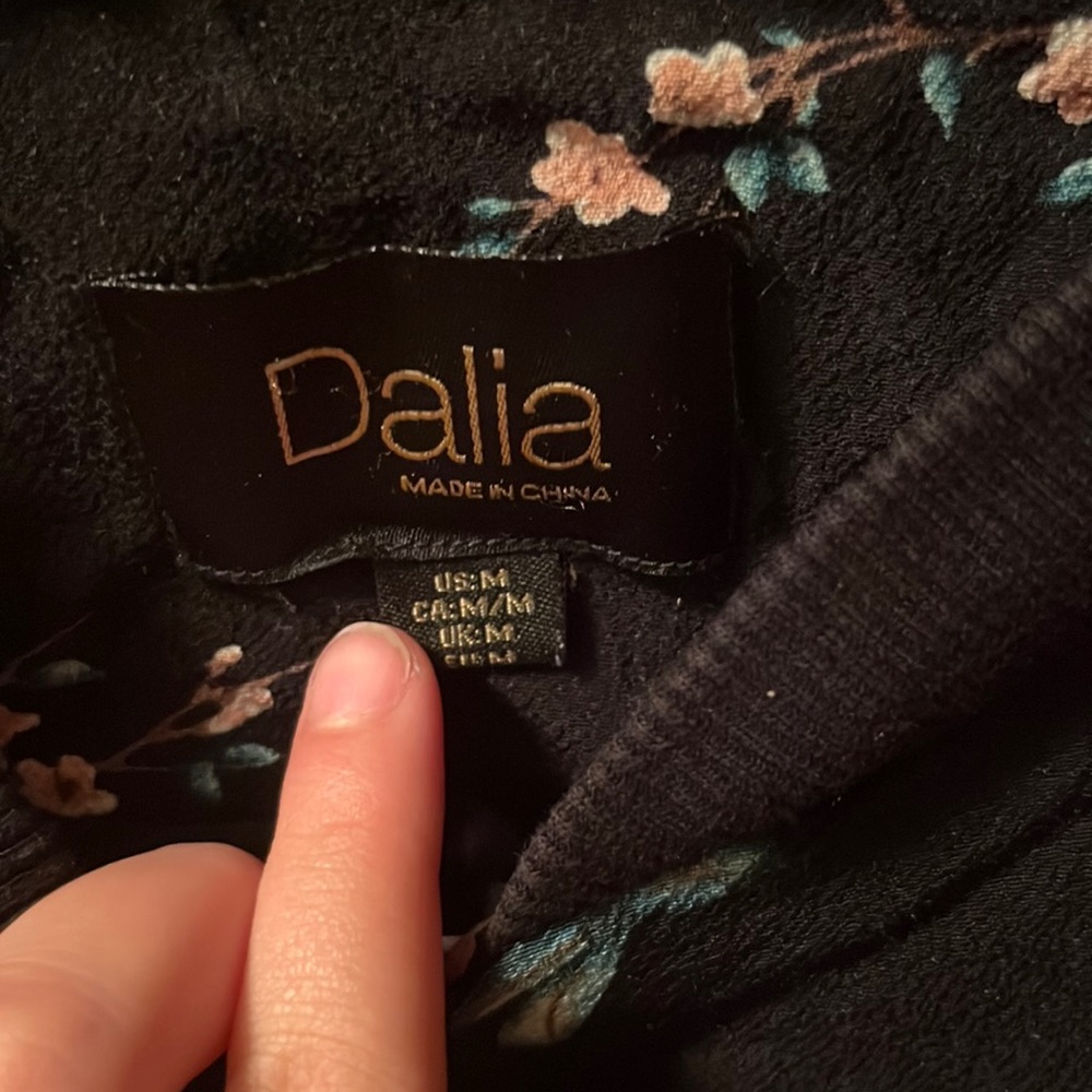 Dalia floral jacket with zipper